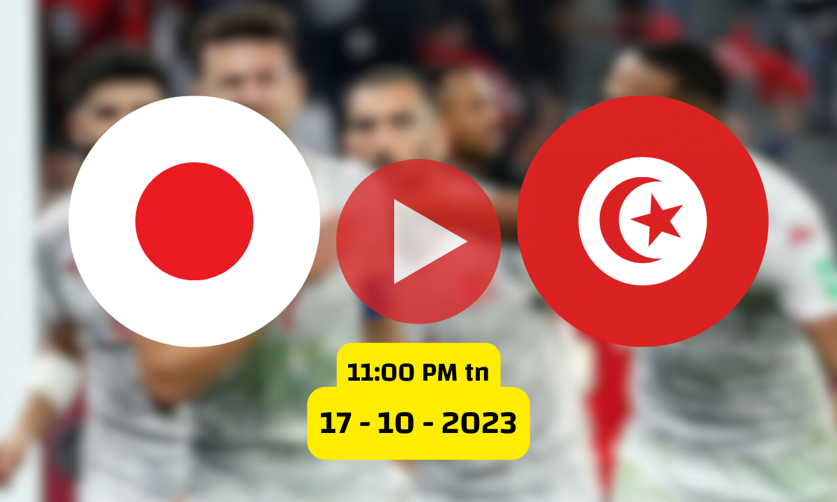 مشاهدة مباراة تونس واليابان بث مباشر