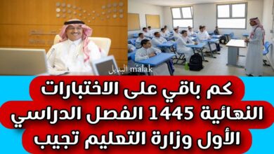 موعد الاختبارات النهائية في السعودية 1445