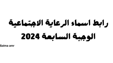 كشوفات أسماء المشمولين بالرعاية الإجتماعية في العراق 2024